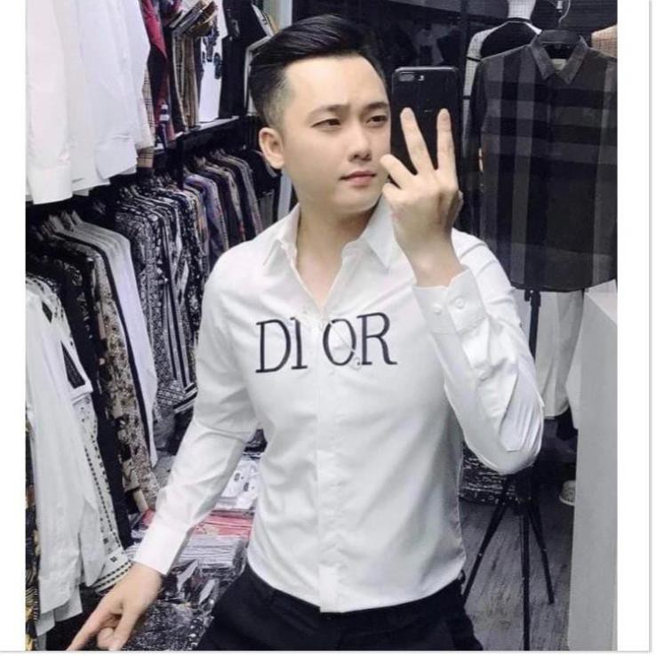 Áo Sơ Mi Nam Hàn Quốc Thanh Lịch Chất Vải Mềm Mịn thời trang kmg quá ngầu