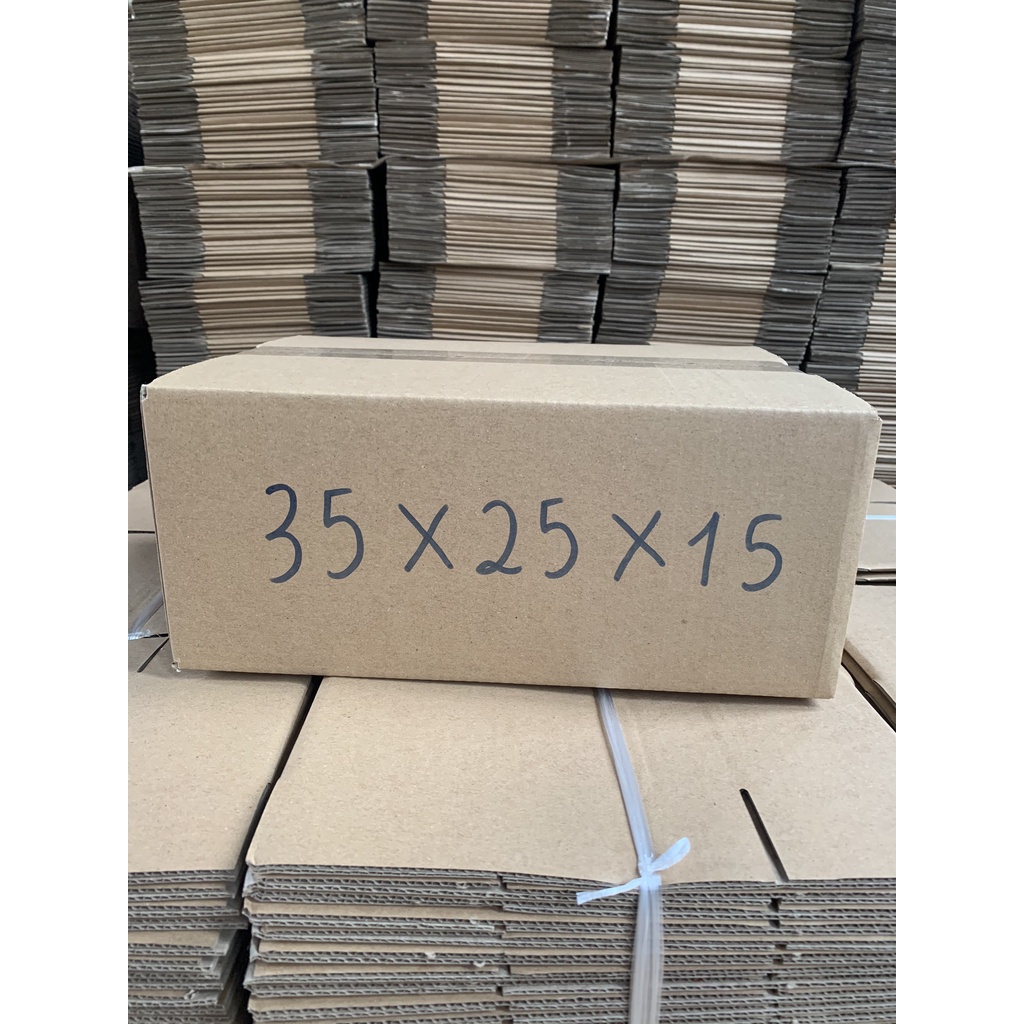 35x25x15 Thùng giấy gói hàng STOW hộp đựng giày carton tiện lợi
