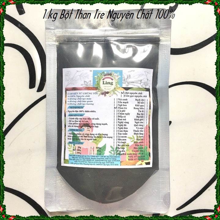 Bột Thân Tre 1 Ký nguyên chất thiên nhiên 100% có giấy VSATTP và ĐKKD dùng đa công dụng