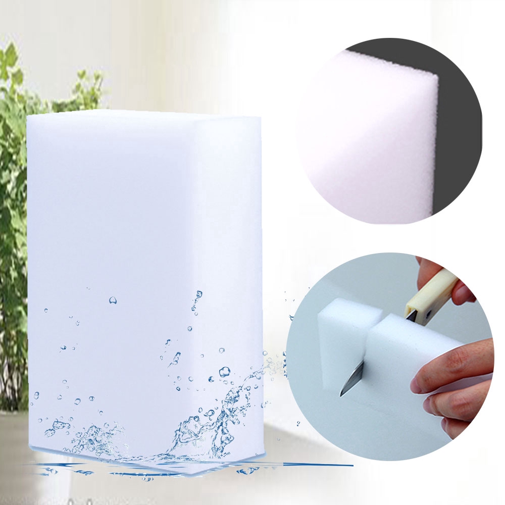 1 Miếng Bọt Biển Nano Rửa Chén Màu Trắng Tiện Dụng Cho Nhà Tắm / Văn Phòng