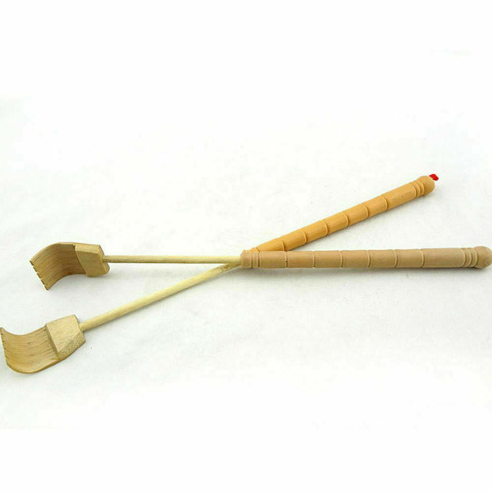 [Hàng mới về] Dụng cụ gãi lưng bằng gỗ có thể thu gọn hỗ trợ mát xa tiện dụng