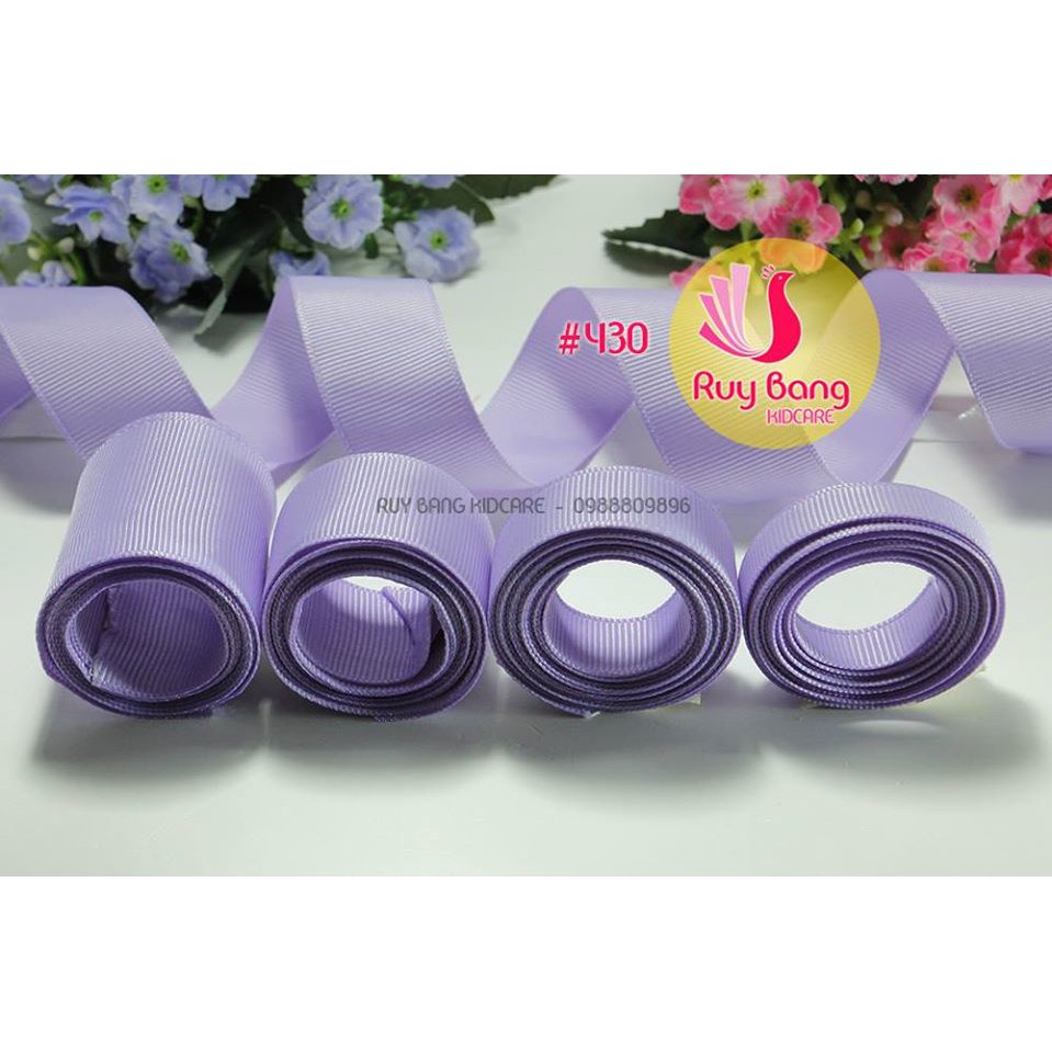 Ruy băng gân tông tím ( cuộn 5m)