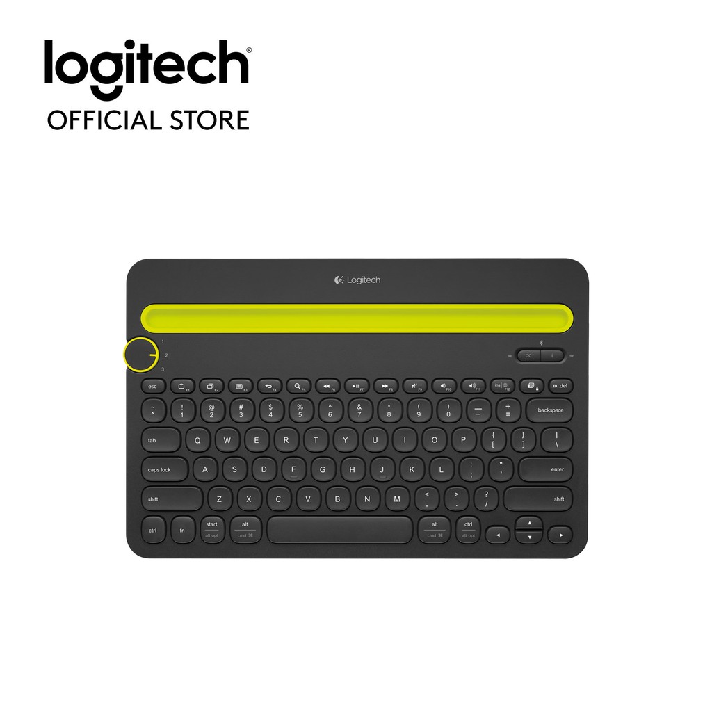 [Mã ELLOGIWL7 giảm 10% đơn 500K] Bàn phím không dây bluetooth Logitech K480 - Kết nối 3 thiết bị, Mac/ PC/ Laptop/Tablet
