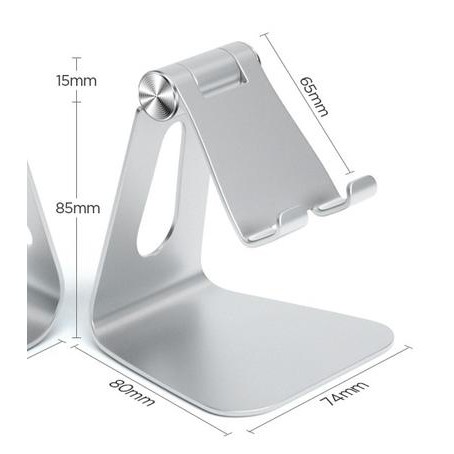 GIÁ ĐỠ ĐIỆN THOẠI NHÔM ĐƠN GIẢN chắc chắn mang lại sự thoải mái và tăng năng suất làm việc