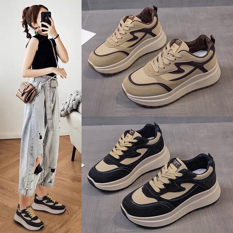 Giày Bata Đế Đúc Cao Su 3p Cao Cấp Chất Da Mịn Đẹp Hàng QC Cao cấp Form Chuẩn Đi Cực Êm- Chi Chanh Store