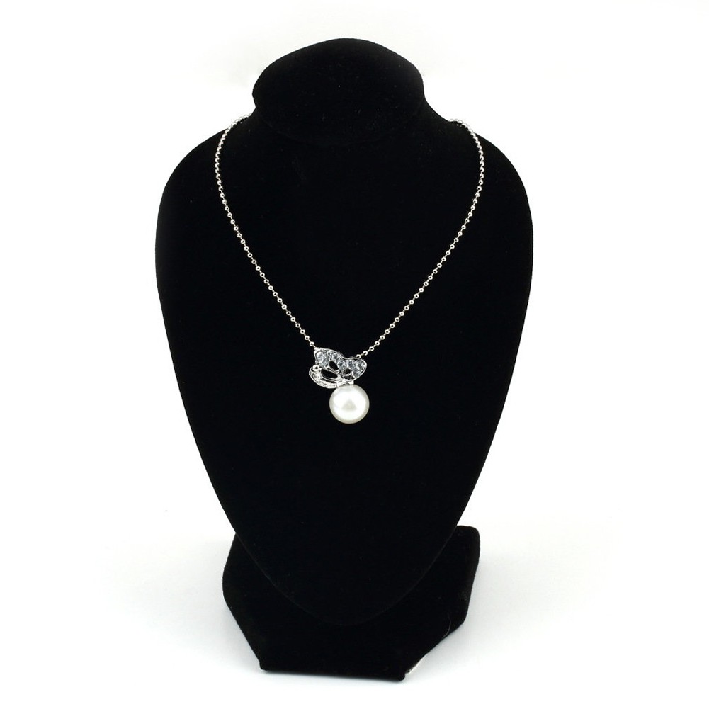 Giá Đỡ Ma Nơ Canh Màu Đen Trưng Bày Vòng cổ Tiện Dụng