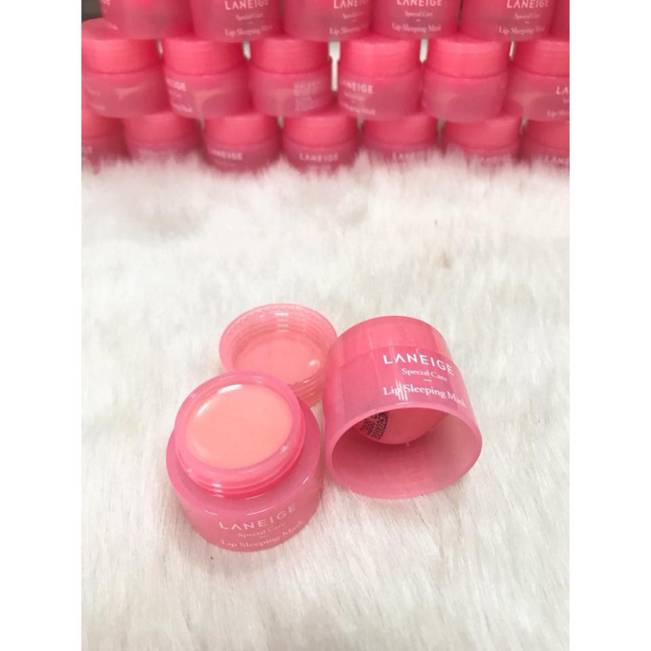 (mini size 3g) Mặt Nạ Ngủ Dưỡng Ẩm Môi Và Phục Hồi Môi Thâm Laneige Lip Sleeping Mask