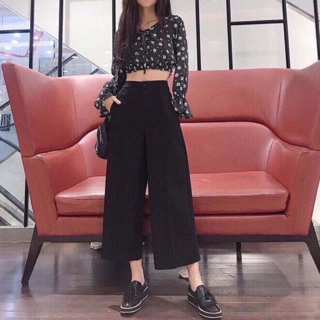 Quần Đũi Ống Rộng Bigsize Dáng Suông Lỡ Cạp Chun Bảo Linh