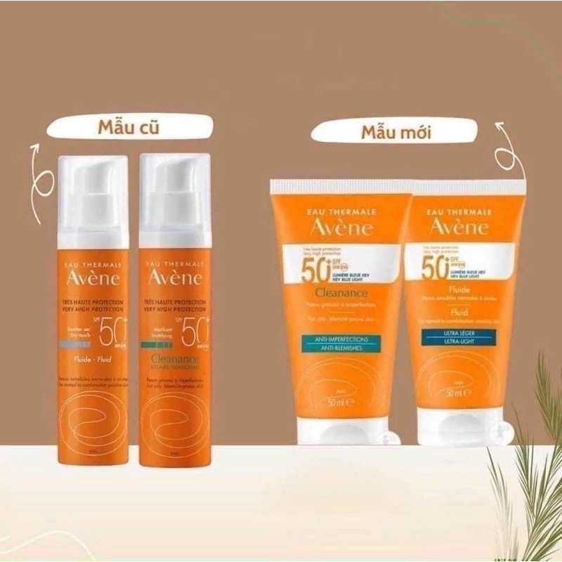 Kem Chống Nắng AVENE MATTIFYING CLEANANCE SPF 50+ 50ml Pháp