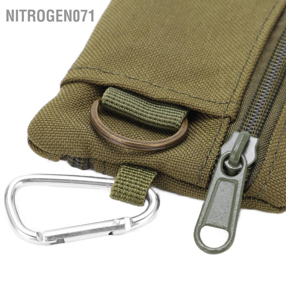 Nitrogen071 Túi đựng khuôn EDC ngoài trời Ví thẻ chìa khóa cầm tay nhỏ Hộp tiền xu với carabiner