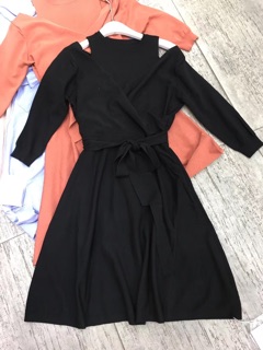 Váy len nữ đẹp sale (còn đen)