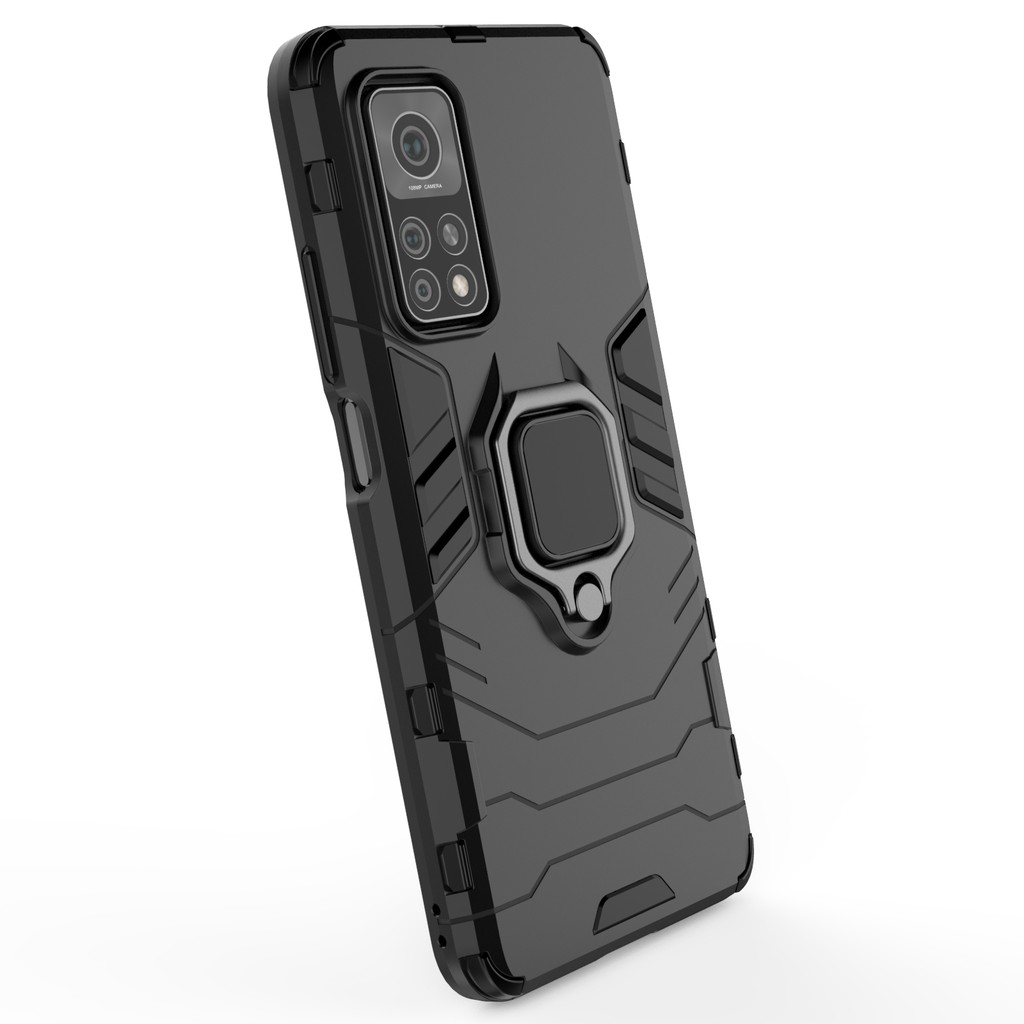 Ốp lưng Xiaomi Mi 10T Pro / Mi 10T chống sốc Iron Man Iring giá đỡ mặt lưng xem phim