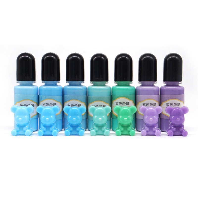 Set 14 màu nhuộm nhựa resin UV epoxy tinh thể tự làm trang sức nghệ thuật thủ công