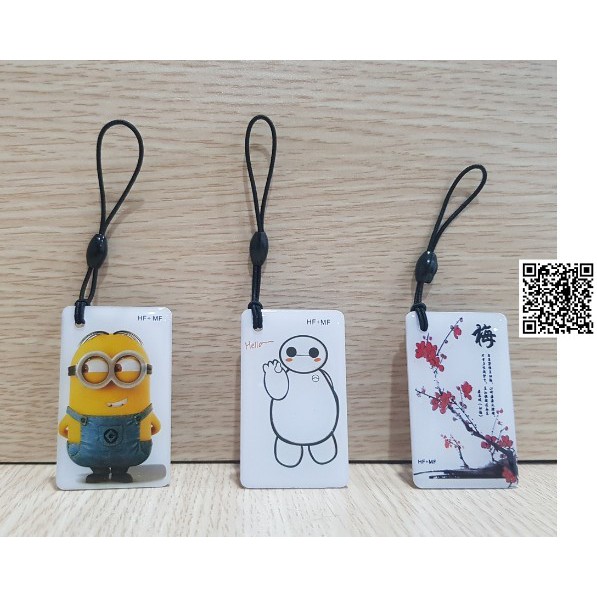 Thẻ Từ hình ngẫu nhiên RFID 125KHz, 13.56Mhz loại sao chép được 614