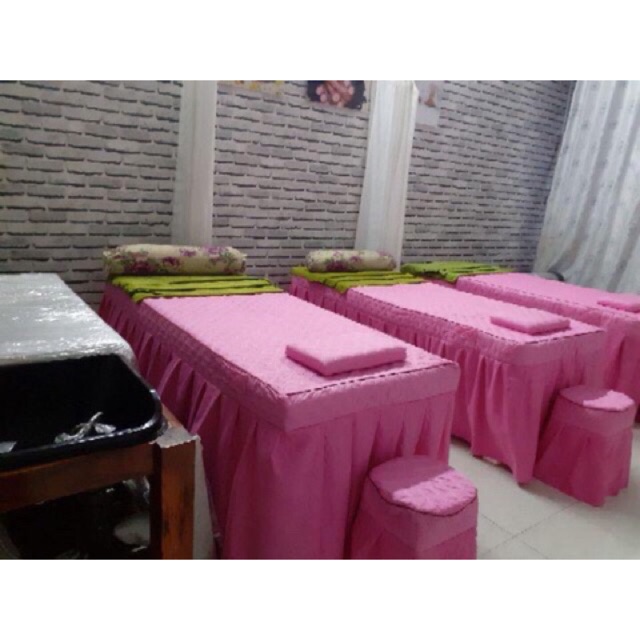 Ga Trải Giường SpA Cao cấp (3 món :ga,vỏ gối ,bọc ghế )
