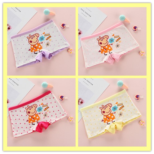 Set 4 Quần Lót Chất Cotton Cho Bé Gái