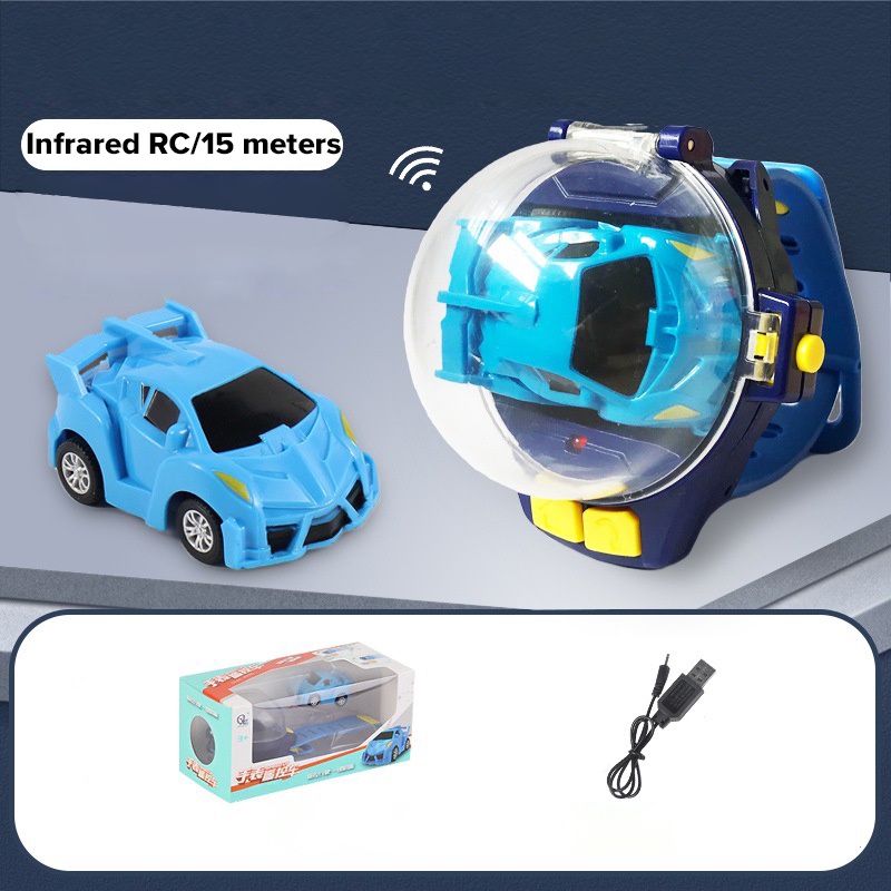 ZHAN QI TOYS Đồ Chơi Robot Xe Cảnh Sát Điều Khiển Từ Xa Cho Bé