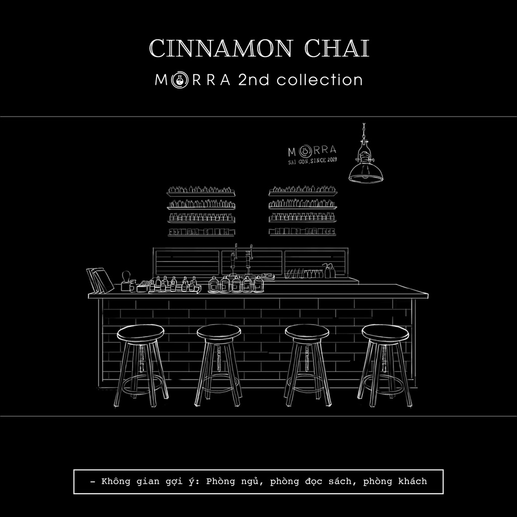 Nến thơm Morra Cinnamon Chai 200g