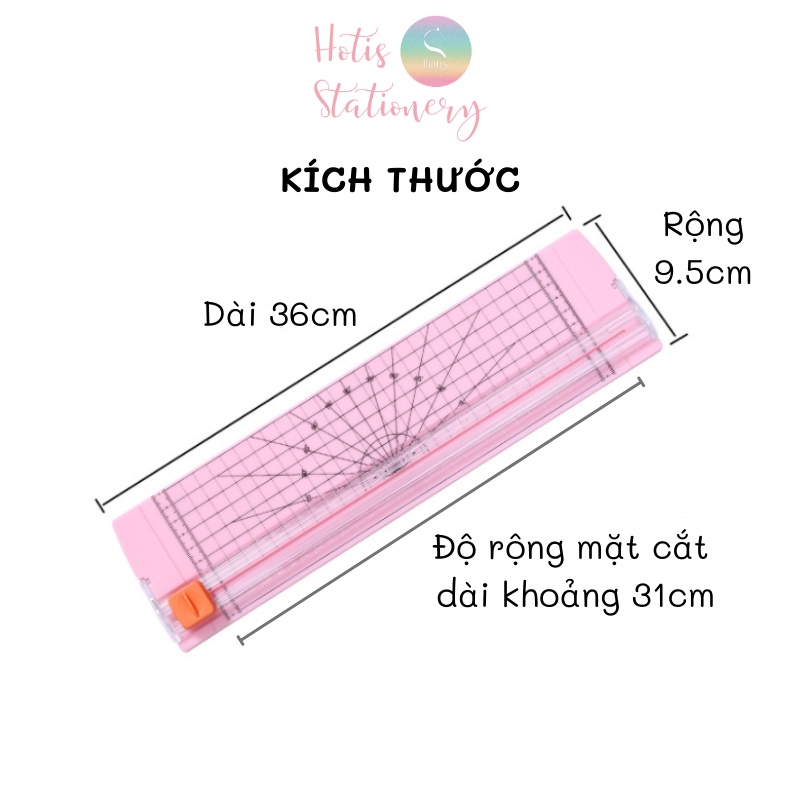 [HOTIS] Bàn cắt giấy A4 (MS810) - Tặng kèm 5 lưỡi dao thay thế