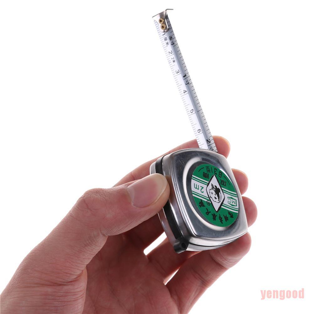 Thước dây mini bằng kim loại dài 2m chuyên dụng chất lượng cao