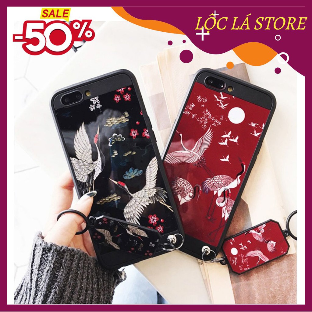 Ốp Hạc tráng gương cho iphone