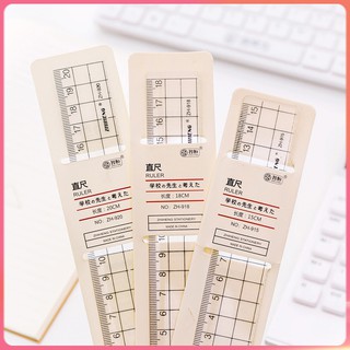 Thước đo kiểu đơn giản sáng tạo bằng nhựa acrylic trong suốt tiện dụng cho học sinh