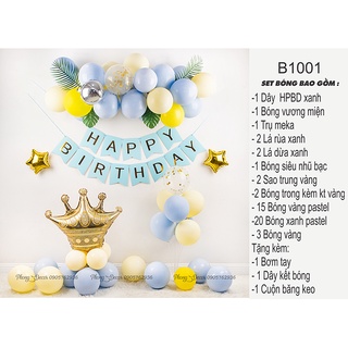 Set bóng trang trí sinh nhật
