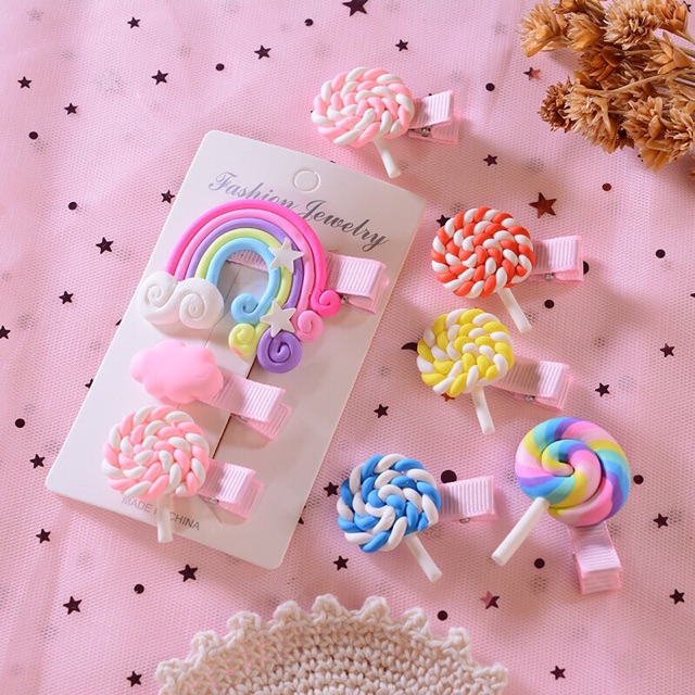 Bộ 3 Kẹp Tóc Kute Hàn Quốc