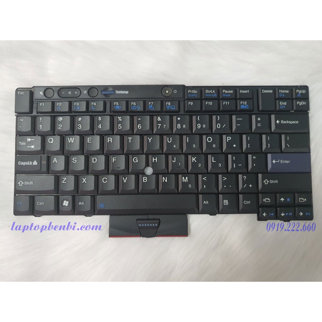 Bàn phím Keyboard Laptop Lenovo Thinkpad T420,T420s,T520,T410,T400s, T510, X220 - Loại Không chuột Trackpoint
