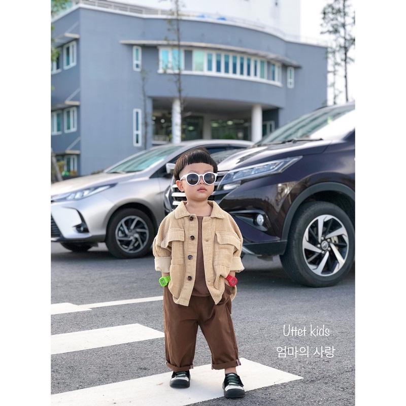 ÁO KHOÁC NHUNG PHONG CÁCH HÀN QUỐC CHO BÉ GÁI VÀ BÉ TRAI 971