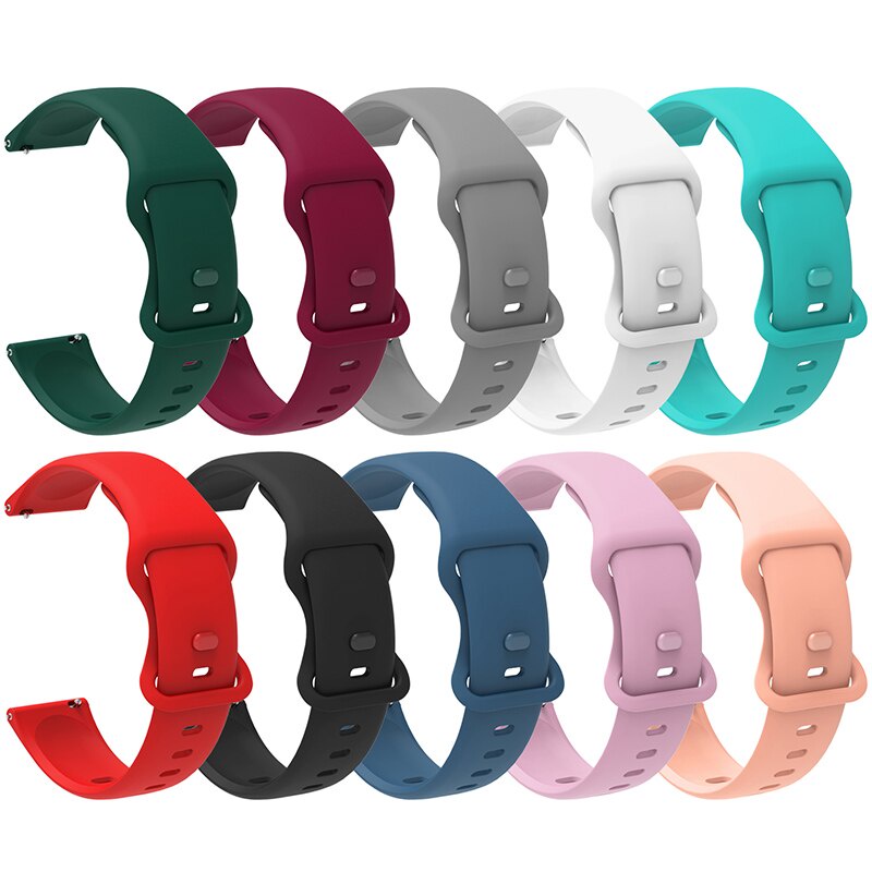 Dây Đeo Silicon 20mm Thay Thế Cho Đồng Hồ Realme