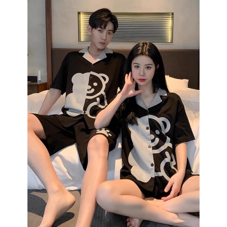 Set đồ ngủ gấu couple hàng Quảng Châu- Order inbox shop