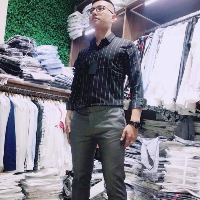 Áo Sơ Mi Nam, Sơ Mi Kẻ Sọc Hàn Quốc Chất Đẹp Mẫu Mới 2019