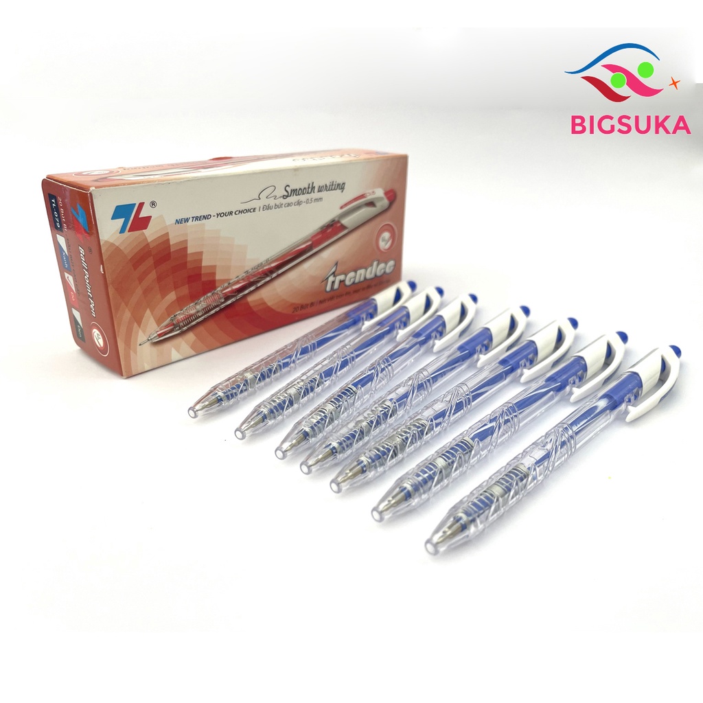 Bút bi thiên long xanh 079 đầu bút 0.5mm BIGSUKA