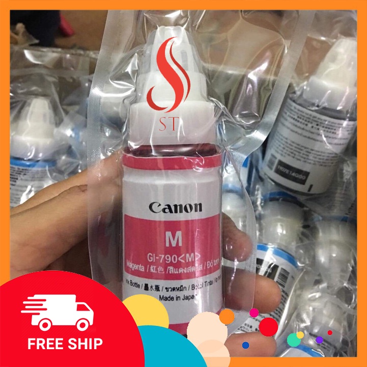 Mực in phun mầu Canon. G1000 G1010 G2010 G3010 G2000 G3000 Bộ 4 Màu