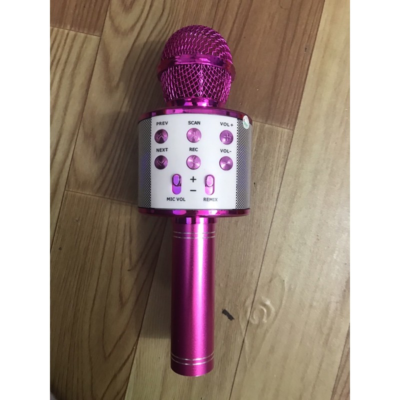 [SALE 10%] Micro karaoke bluetooth 3 in 1 WS-858 kèm loa