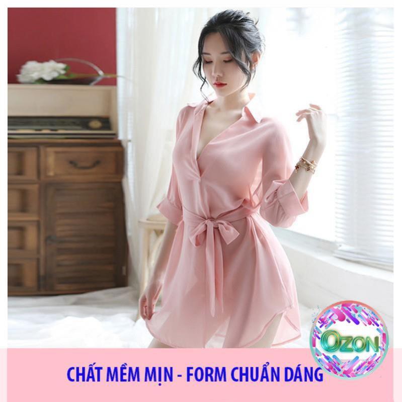 Áo Sơ Mi Ngủ Nữ Dài Quyến Rũ Cao Cấp B1030