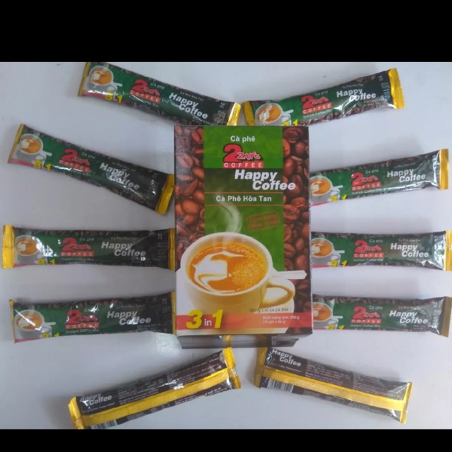 Cà phê sữa hòa tan happy 3in1