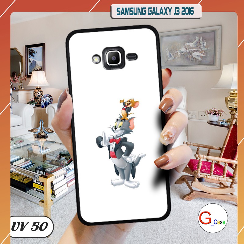 Ốp điện thoại Samsung Galaxy J3 2016 - lưng nhám viền dẻo