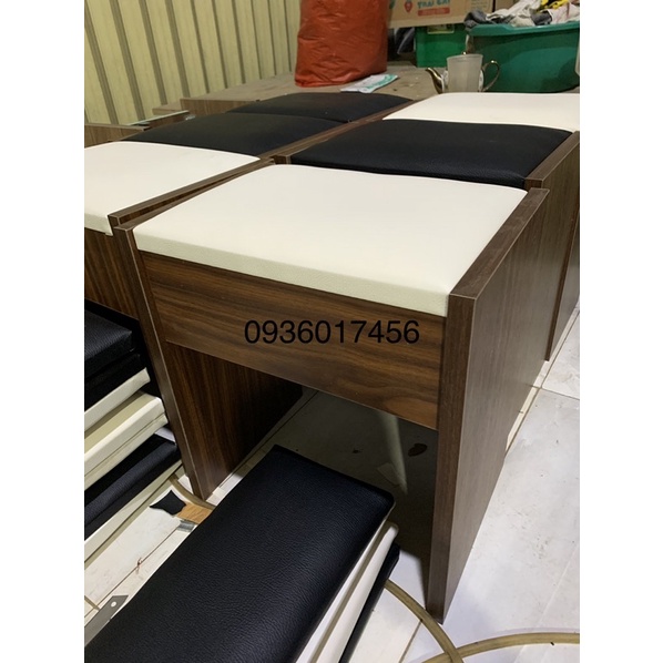 Đôn ghế bàn trang điểm,bàn phấn, đôn ngồi sofa kết hợp gỗ