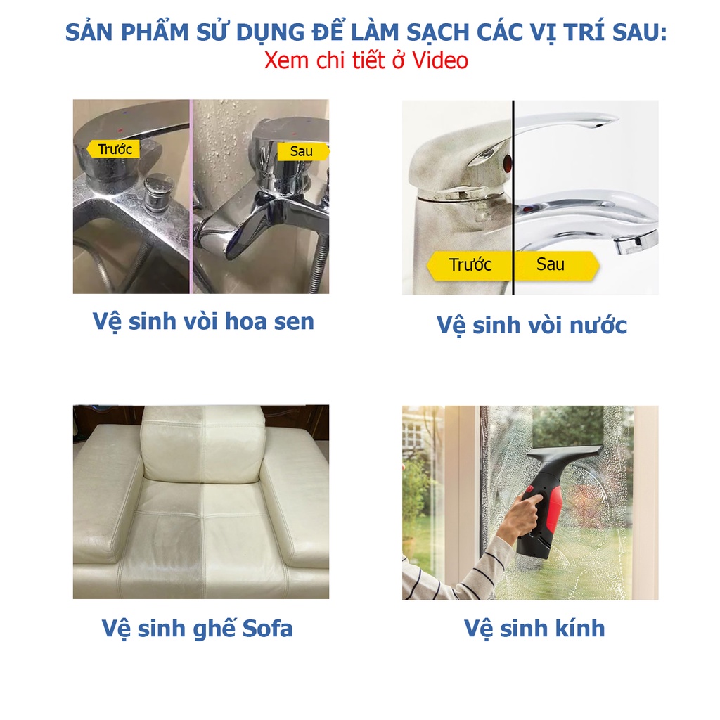Dung dịch tẩy rửa đang năng vệ sinh làm sạch tường, sofa, thiết bị nhà bếp, tẩy cặn nhà tắm Hi Clean nhập khẩu Hàn Quốc