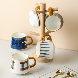 Bộ cốc sứ giá treo Ceramic phong cách NHẬT BẢN