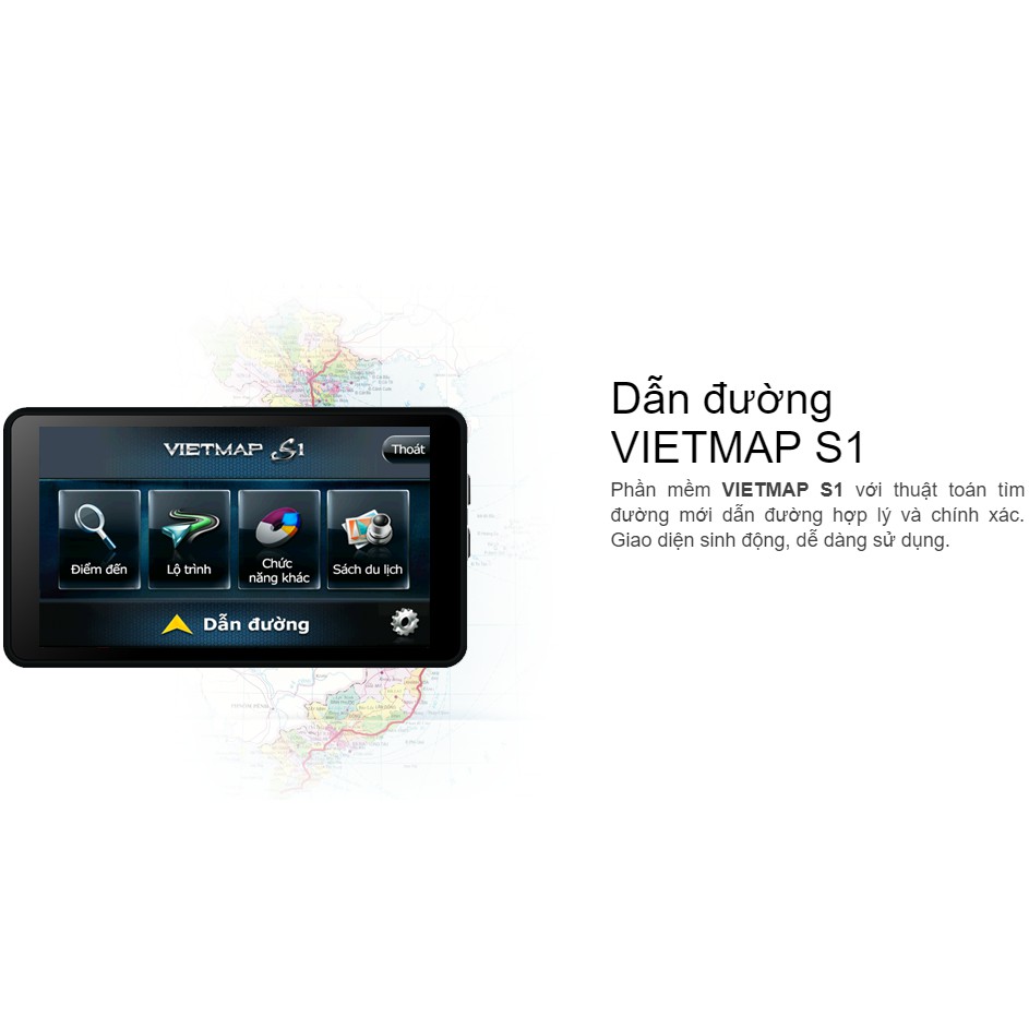 Camera Hành Trình Ô Tô Ghi Hình Trước Sau Tích Hợp Dẫn Đường GPS VIETMAP A50 + Thẻ Nhớ 16GB