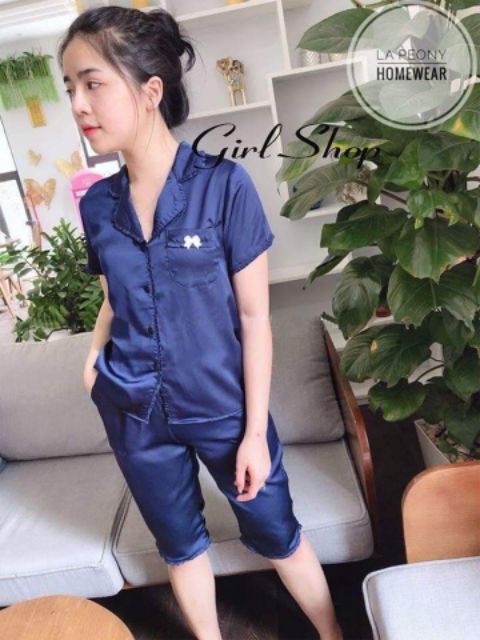 Bộ lụa ngủ viền bèo ngố hàng đẹp | BigBuy360 - bigbuy360.vn