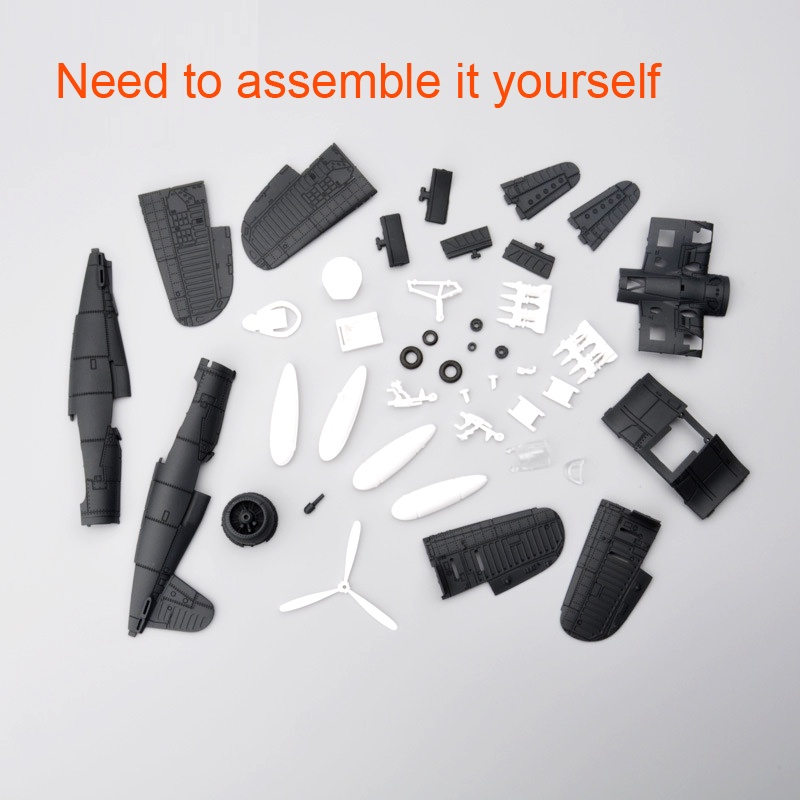 Đồ chơi mô hình máy bay chiến đấu F4U Pirate tỷ lệ 1/48 4D