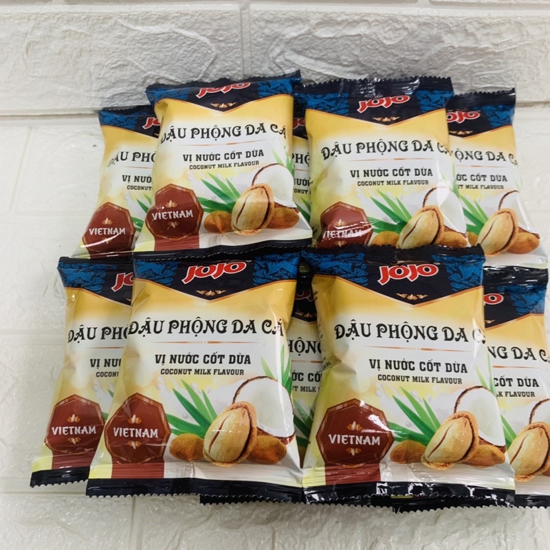 ĐẬU PHỘNG DA CÁ VỊ NƯỚC CỐT DỪA JOJO GÓI 100G