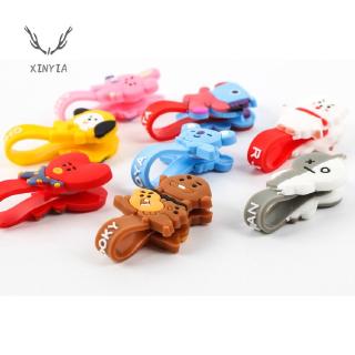 Dụng Cụ Quấn Dây Cáp Tai Nghe Hình Nhân Vật Bt21 BTS-XY1 Dễ Thương