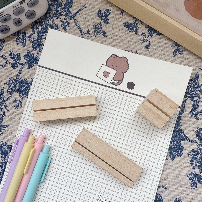Kệ cài ảnh lưu niệm, Đế gỗ đựng menu, Tranh ảnh / Danh thiếp cho văn phòng Decor - GỖ TẦN BÌ CAO CẤP