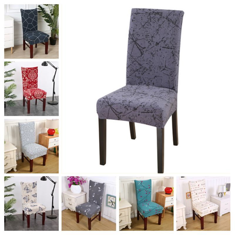 Vỏ Bọc Ghế Ngồi Co Giãn Chống Bụi In Họa Tiết Hình Học