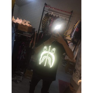 [shop yêu thích] ÁO THUN BAPE CÁ MẬP PHẢN QUANG SIÊU RẺ (UNISEX)